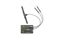 FrSky FrSky 2.4GHz 900MHz Tandem Dual-Band TD SR12 Receiver with 12CH Ports for FrSky Carbon Tandem X20 Pro Dual-Band Telemetry 24-Channel Radio System RC Option