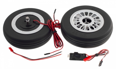 JP Hobby All-In-One Assembled Main Wheel Set (Diameter: 136mm Axle