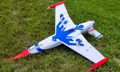 8 CH AeroFoam Thunderbirds Diamond 105mm RC EDF Jet - Radio Controlled  Diamond 105mm - RC