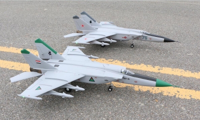 6 CH FlyFans Iraqi MiG-25 Foxbat Twin 64mm RC EDF Jet - Radio Controlled MiG -25 Foxbat Twin 64mm - RC